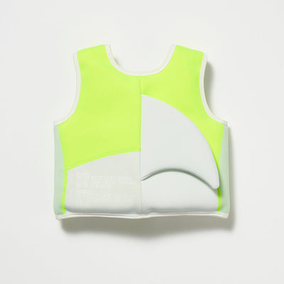 Swim Vest Shark Tribe Blue Neon Citrus (3-6)