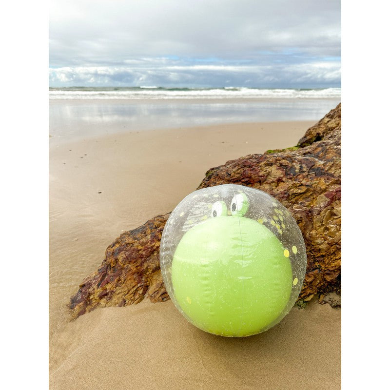 3D Inflatable Beach Ball Cookie the Croc Light Khaki