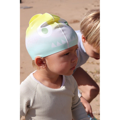 Kids Swimming Cap Salty the Shark Multi