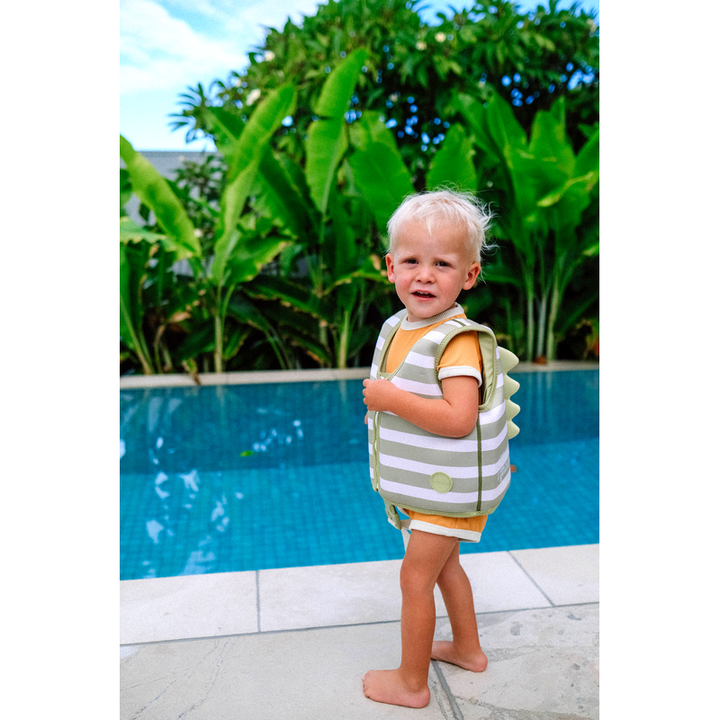 Kids Swim Vest 2-3 Into the Wild Khaki