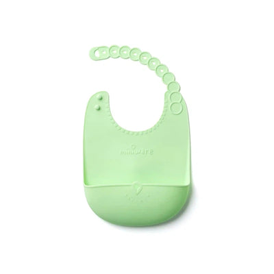 Roll and Lock Silicone Bib (Key Lime)