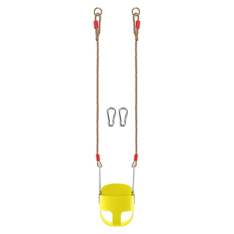 Hop N Play Swing Seat with Adjustable Nylon Rope & Snap Hooks (3-10 Years) | Capacity-150 Kg