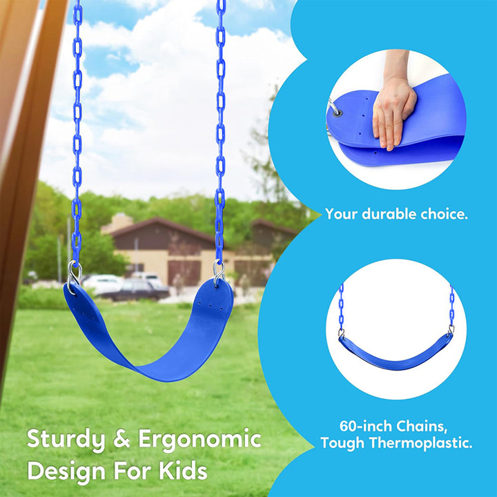 Hop N Play Flexible Swing Seat | Heavy-Duty EVA Swing (3-10 Years) | Capacity-150 Kg
