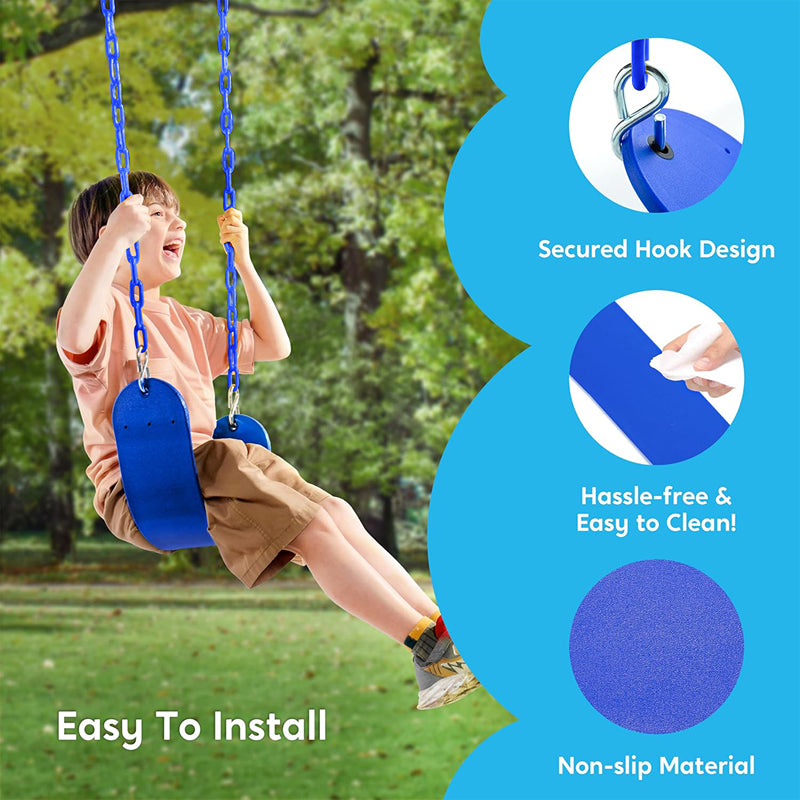 Hop N Play Flexible Swing Seat | Heavy-Duty EVA Swing (3-10 Years) | Capacity-150 Kg
