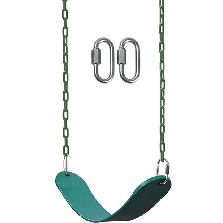 Hop N Play Flexible Swing Seat Set with Plastic Coated Chain | Capacity - 150 Kgs (3-10 Years)