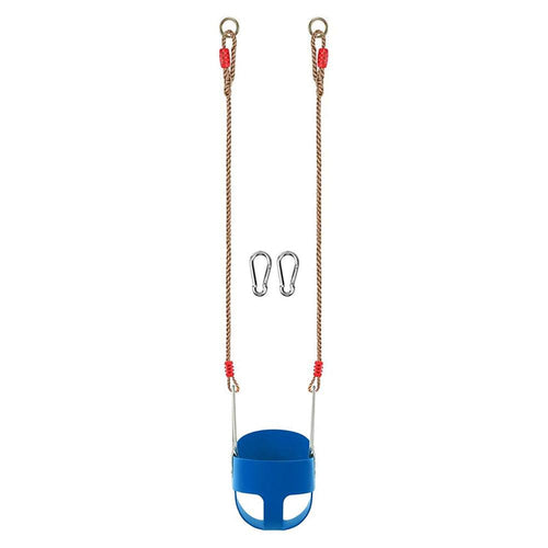 Hop N Play Swing Seat with Adjustable Nylon Rope | Full Back Support Bucket Chair (1-3 Years)