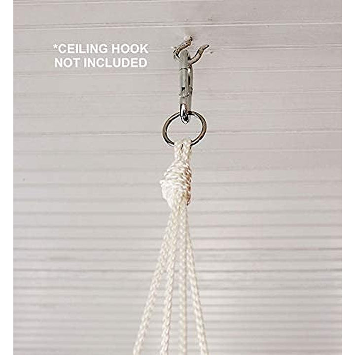 Hop N Play Trapeze Swing Bar with Gym Rings (3-10 Years) | Capacity-150 Kg
