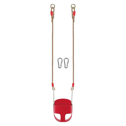 Hop N Play Swing Seat with Adjustable Nylon Rope | Full Back Support Bucket Chair (1-3 Years)