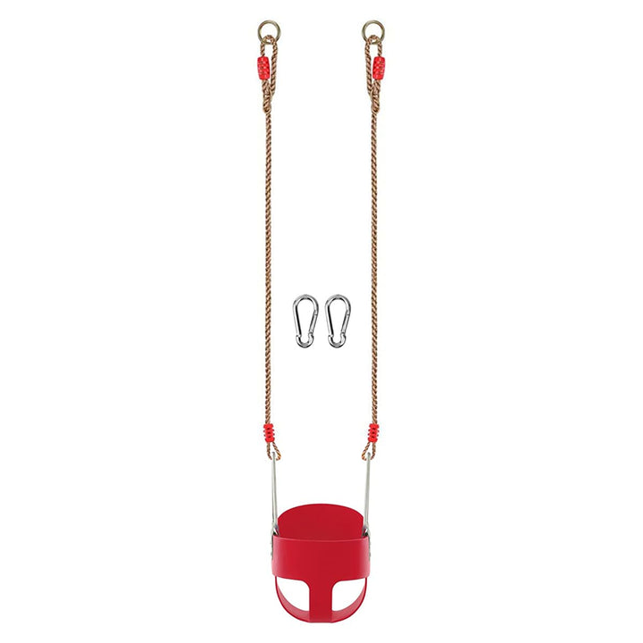 Hop N Play Swing Seat with Adjustable Nylon Rope | Full Back Support Bucket Chair (1-3 Years)