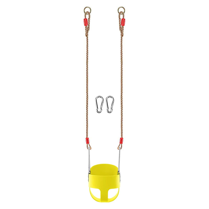 Hop N Play Swing Seat with Adjustable Nylon Rope | Full Back Support Bucket Chair (1-3 Years)