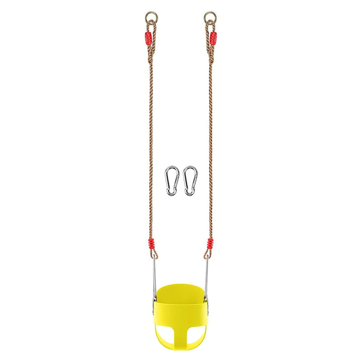 Hop N Play Swing Seat with Adjustable Nylon Rope | Full Back Support Bucket Chair (1-3 Years)