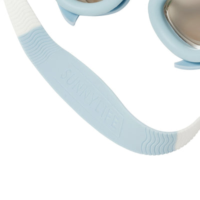 Salty the Shark Mini Swim Goggles Aqua