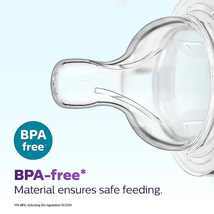 Philips Avent Anti Colic Pack of 2 Teat | Flow 4 | BPA Free | SCY764/02