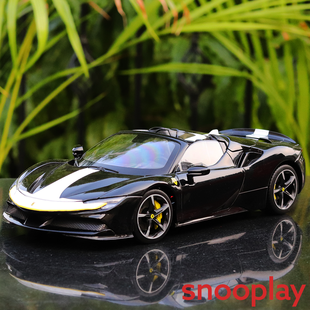 Bburago Official Licensed Diecast SF90 Spider Ferrari with Openable Parts (Scale 1:18) - COD Not Applicable