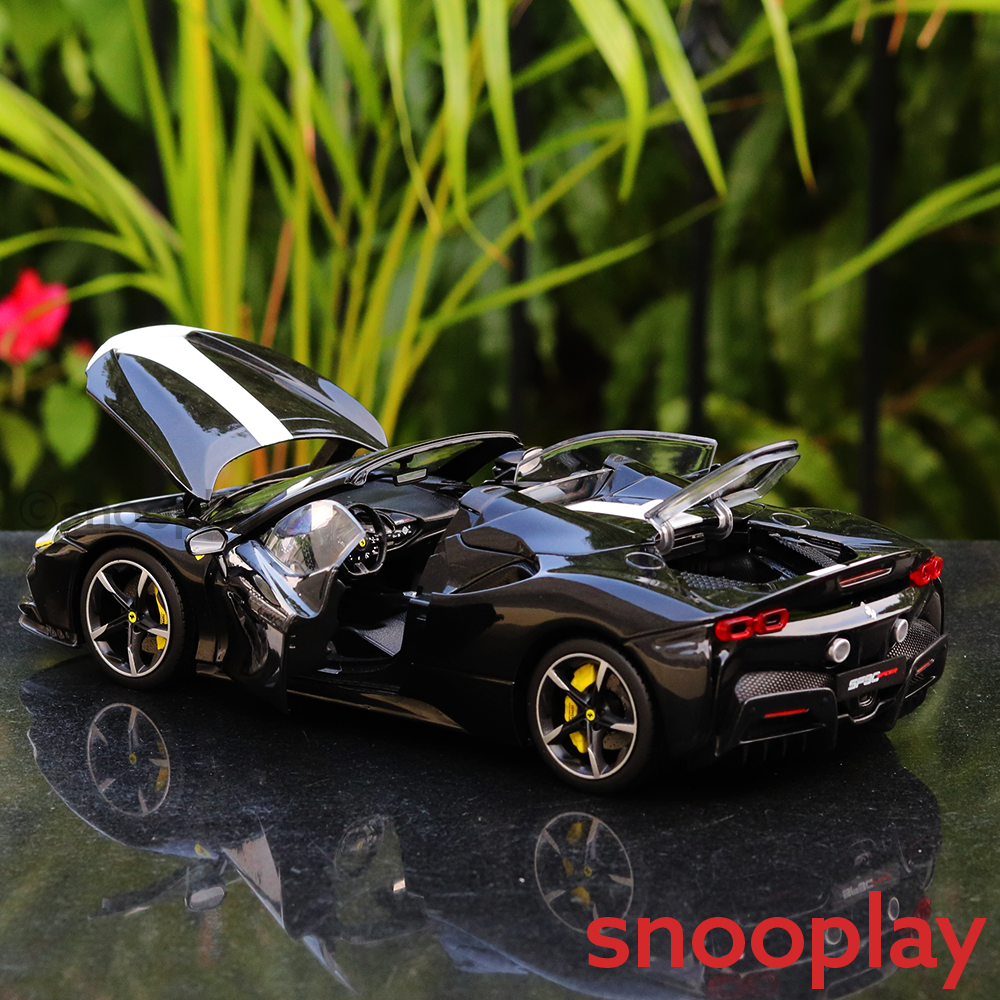 Bburago Official Licensed Diecast SF90 Spider Ferrari with Openable Parts (Scale 1:18) - COD Not Applicable