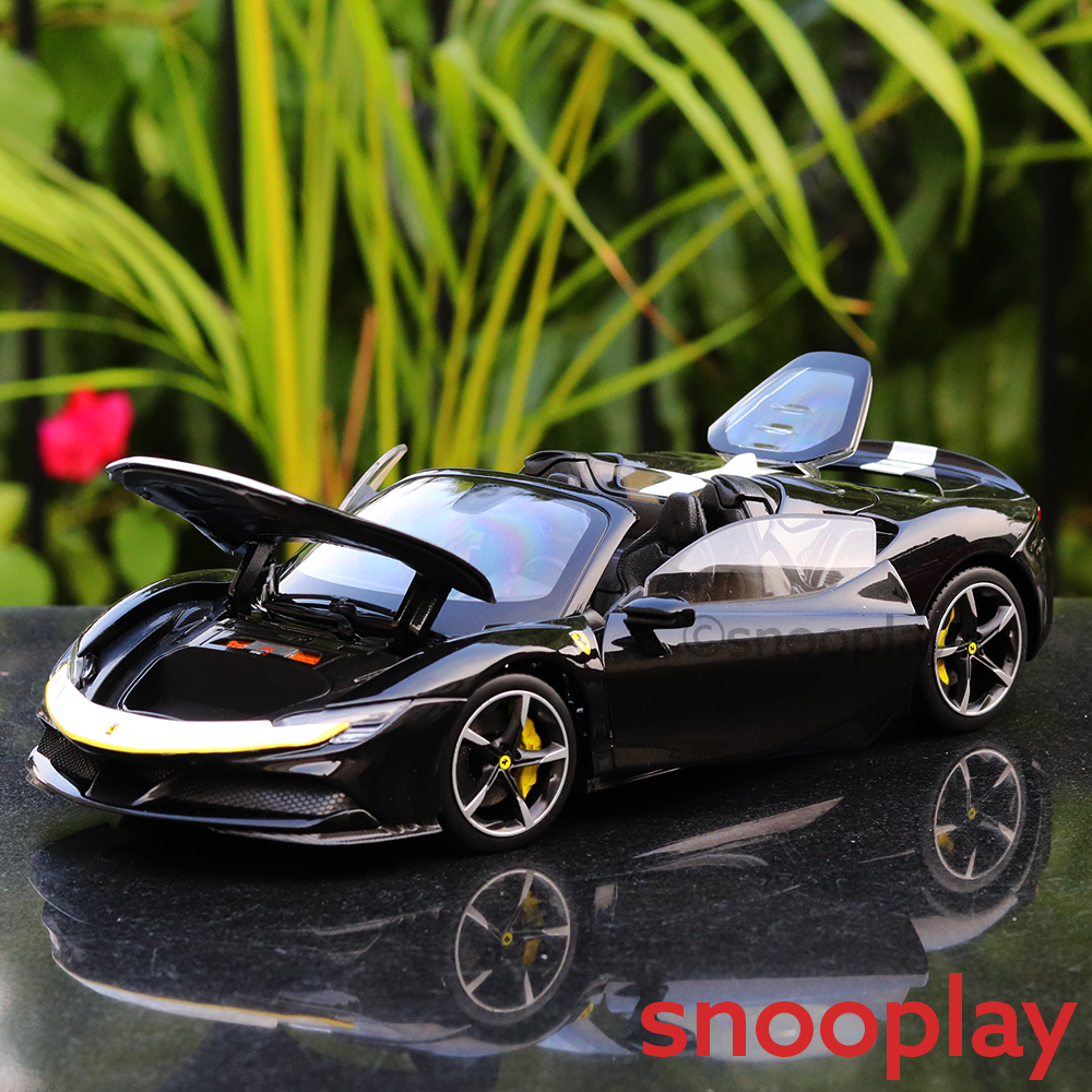 Bburago Official Licensed Diecast SF90 Spider Ferrari with Openable Parts (Scale 1:18) - COD Not Applicable