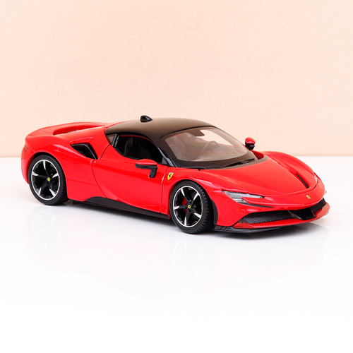 Bburago Original Ferrari SF90 Stradale Licensed Diecast Car | 1:24 Scale Model (14 Years till Grown Ups)