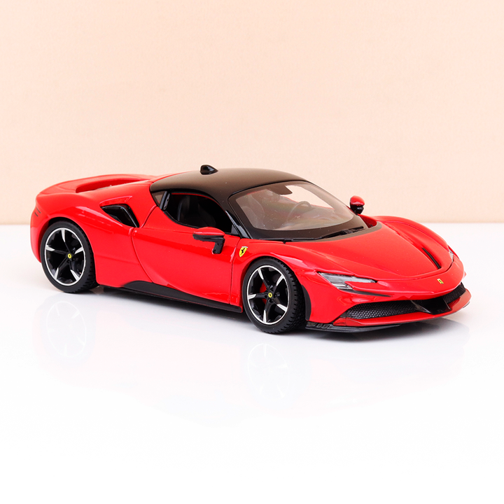 Bburago Original Ferrari SF90 Stradale Licensed Diecast Car | 1:24 Scale Model (14 Years till Grown Ups)