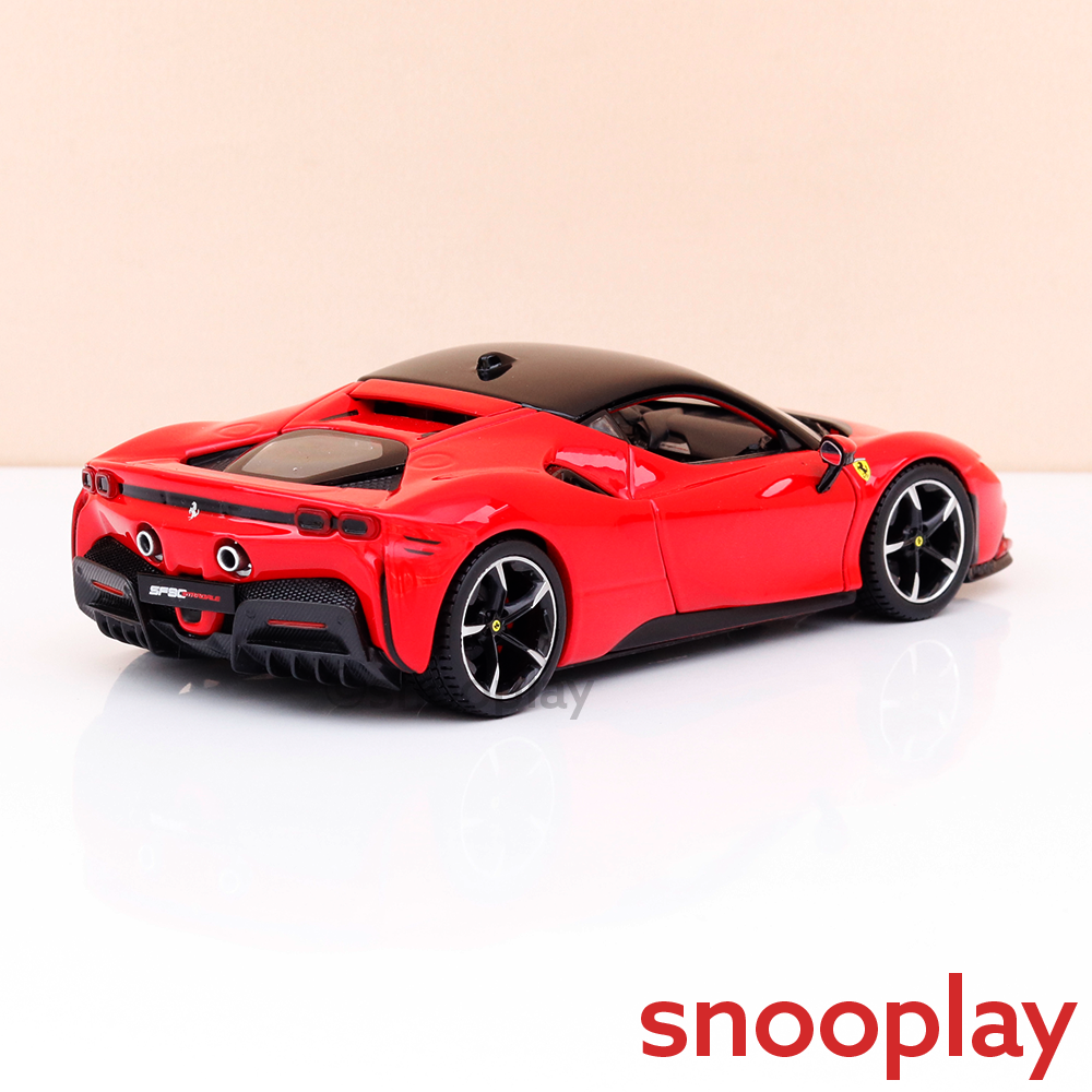 Bburago Original Ferrari SF90 Stradale Licensed Diecast Car | 1:24 Scale Model (14 Years till Grown Ups)