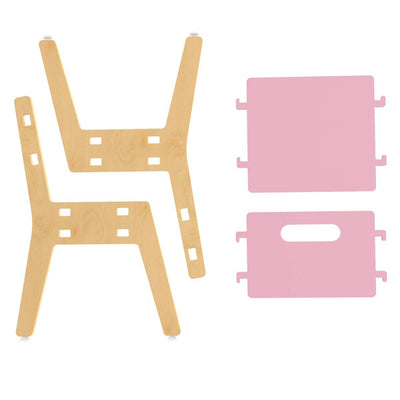 Silver Peach Chair (Pink) COD not available