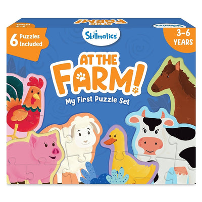 My first animal puzzle set (At The Farm)