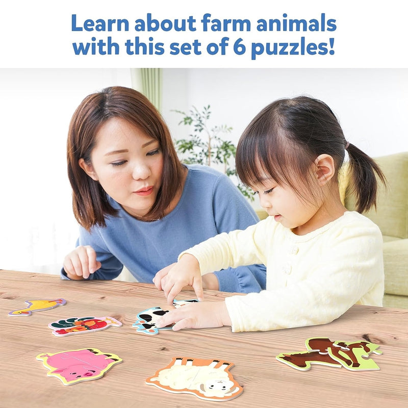 My first animal puzzle set (At The Farm)