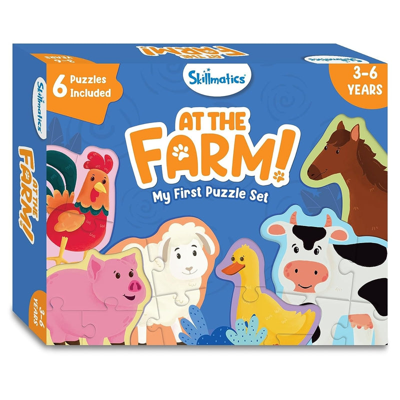 My first animal puzzle set (At The Farm)