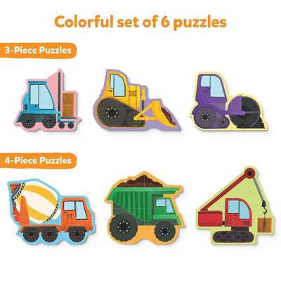 My First Puzzle (Set of 6 vehicles puzzles)