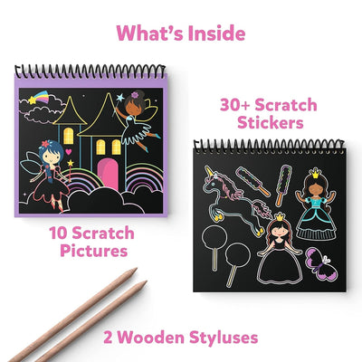 Magical Scratch Art book (Unicorns & Princesses)