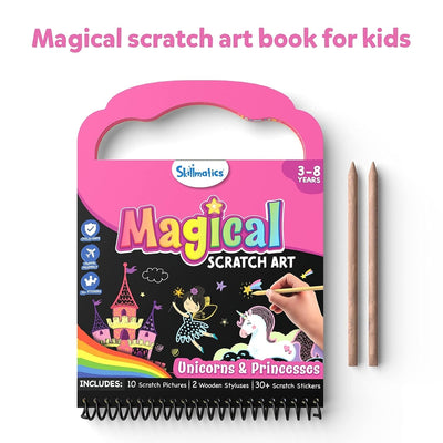 Magical Scratch Art book (Unicorns & Princesses)