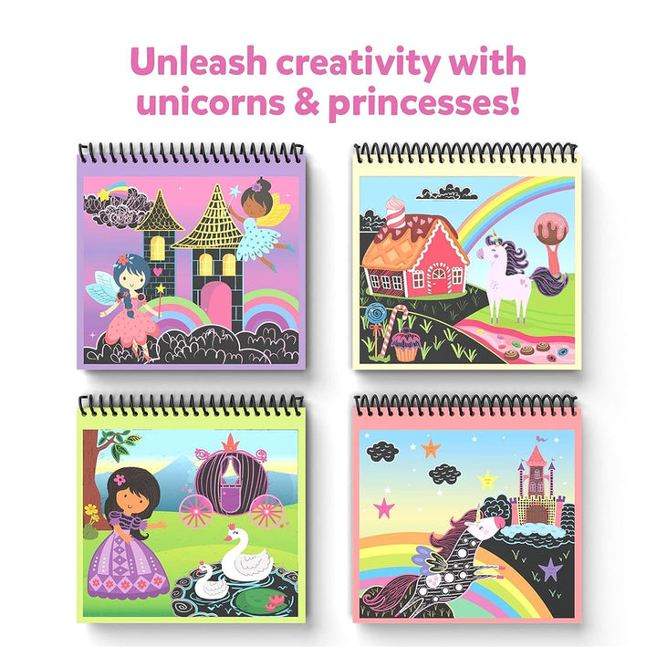 Magical Scratch Art book (Unicorns & Princesses)