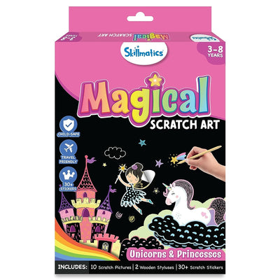 Magical Scratch Art book (Unicorns & Princesses)