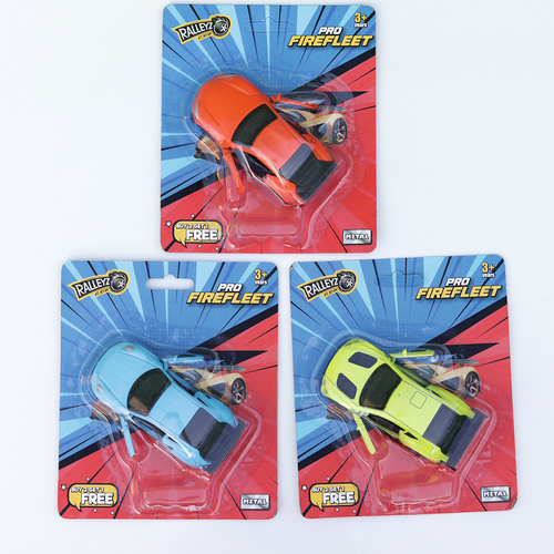 Ralleyz Pack of 3 Pro Firefleet Cars (7-10 Years) | Assorted Colours