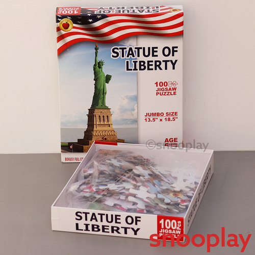 Applefun 'n' Learn Statue of Liberty Jigsaw Puzzle - 100 Pieces (5-8 Years)