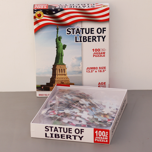 Applefun 'n' Learn Statue of Liberty Jigsaw Puzzle - 100 Pieces (5-8 Years)