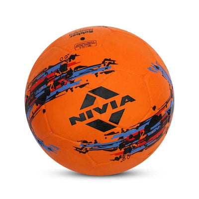 Nivia Football Size 3 (Orange) - Storm Moulded (3-6 Years)