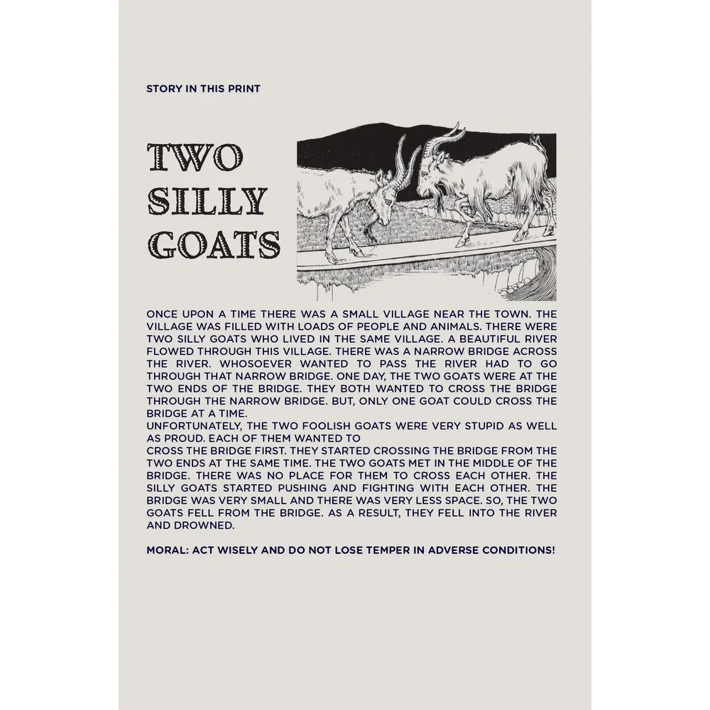Story Tailor Two Silly Goats- Boys Dhoti Angarkha Set