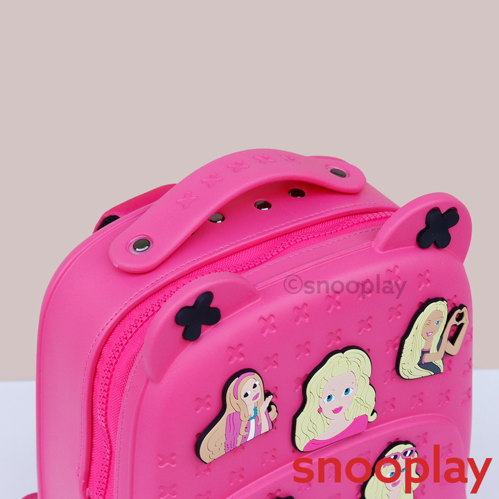 Red Cartoon Character Backpack with Charms (4-7 Years)