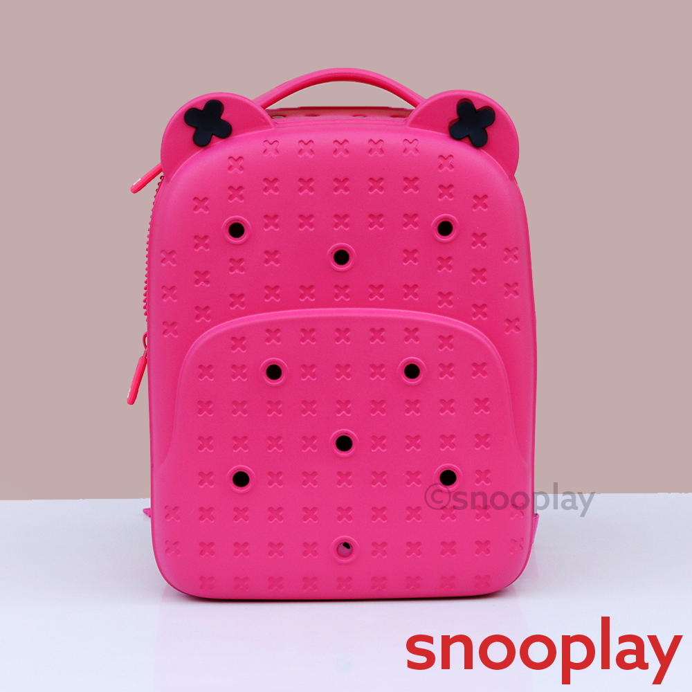 Red Cartoon Character Backpack with Charms (4-7 Years)