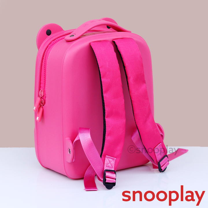 Red Cartoon Character Backpack with Charms (4-7 Years)