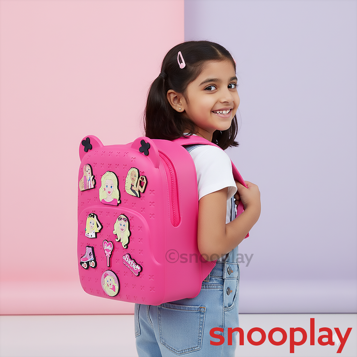 Red Cartoon Character Backpack with Charms (4-7 Years)
