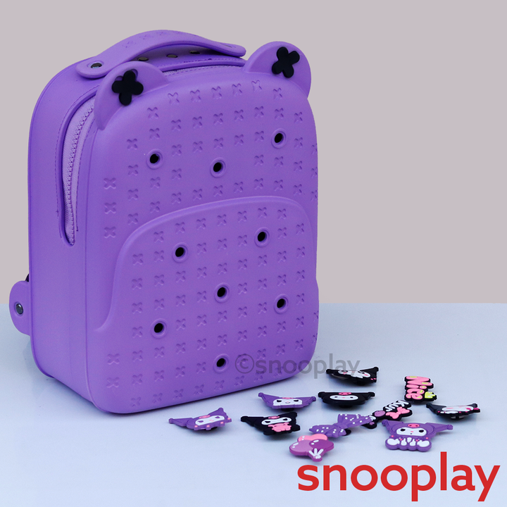 Red Cartoon Character Backpack with Charms (4-7 Years)