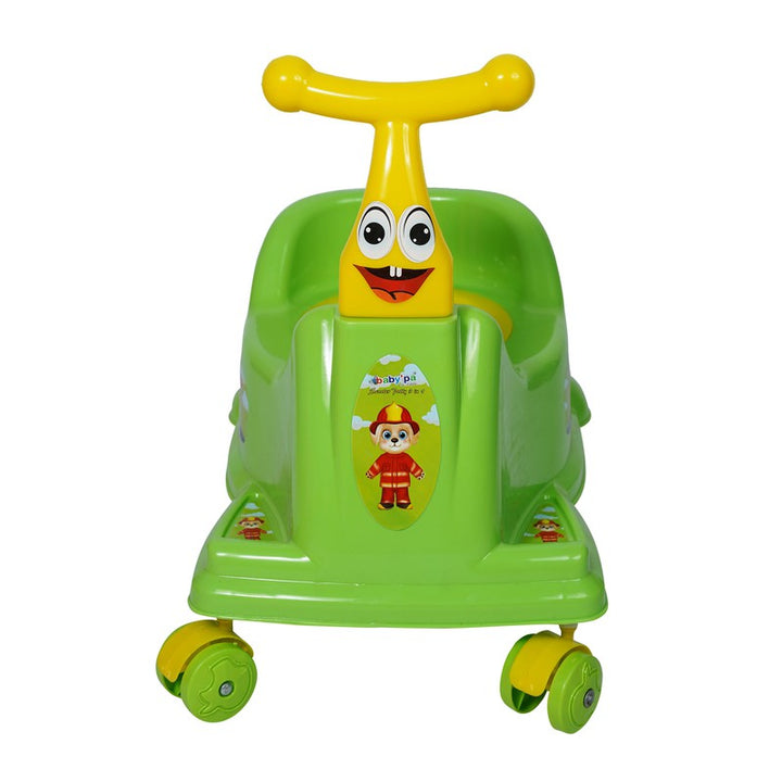 3 in 1 Scooter Style Wheels Potty Seat with Removable Tray and Cover  (9 Months - 1.5 Years) | Green