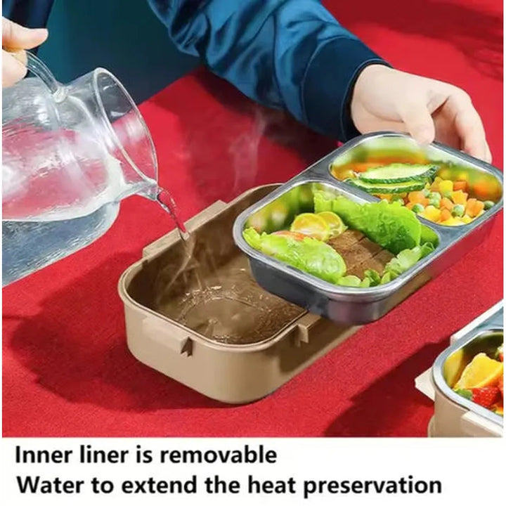 CuddleNest Stainless Steel Double Layer Lunch Box - 700ml