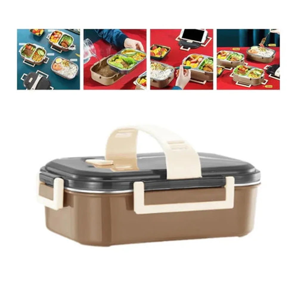 CuddleNest Stainless Steel Double Layer Lunch Box - 700ml