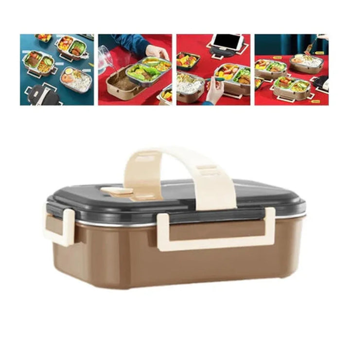 CuddleNest Stainless Steel Double Layer Lunch Box - 700ml