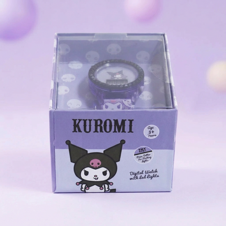 Original Kuromi Digital Watch for Kids with LED Lights