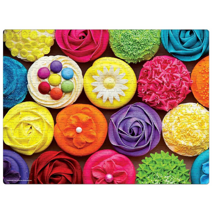 Frank 500 Pieces Colorful Cupcakes Jigsaw Puzzle
