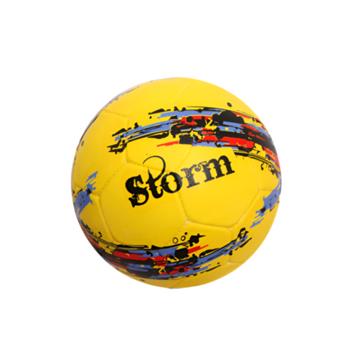 Nivia Football Storm Moulded | Size-3 (3-8 Years) | Yellow