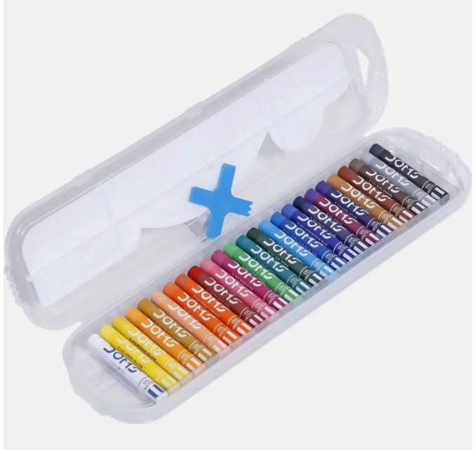 DOMS Oil Pastels – 25 Vibrant Shades with Scraping Tool